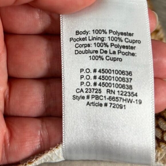 Babaton Aritzia Conan Shorts Beige Brown Snakeskin print High Rise Waist Size 0 - Picture 7 of 11